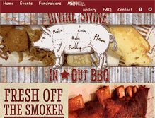Tablet Screenshot of divine-swine-bbq.com